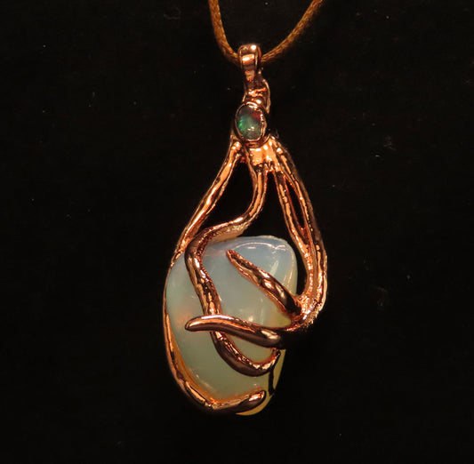 Opalite & Triplet Opal Pendant