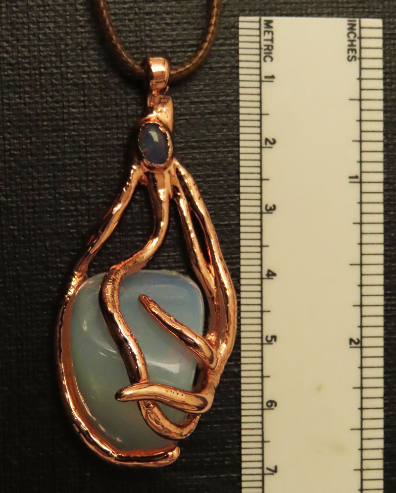 Opalite & Triplet Opal Pendant