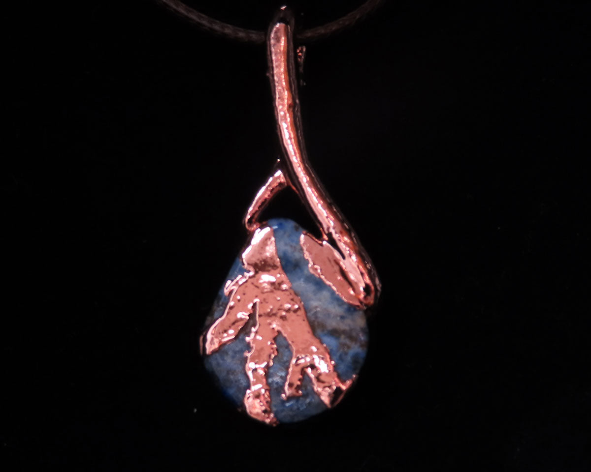 Lapis & Roots Pendant