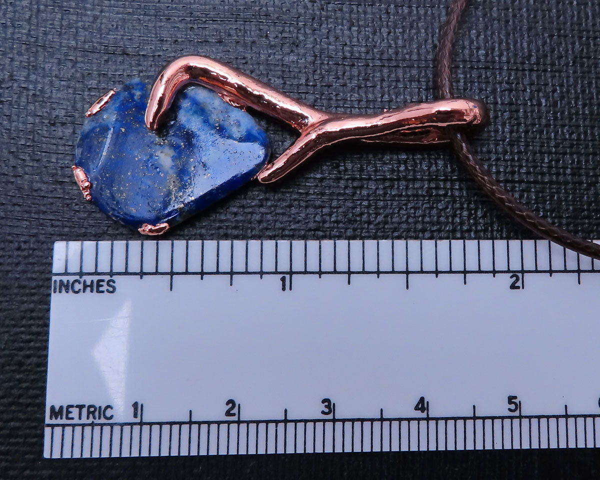 Lapis & Roots Pendant