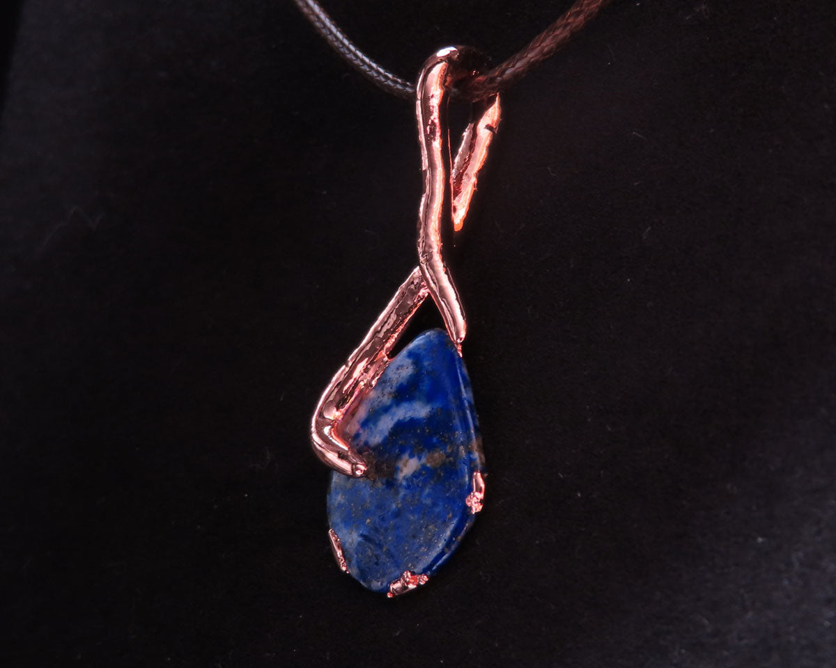 Lapis & Roots Pendant