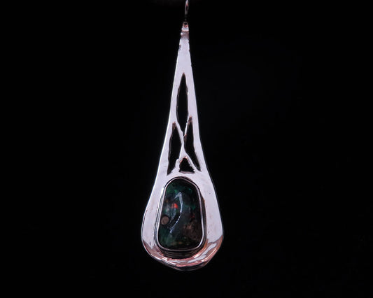 Ethiopian Opal in Sterling Silver Pendent