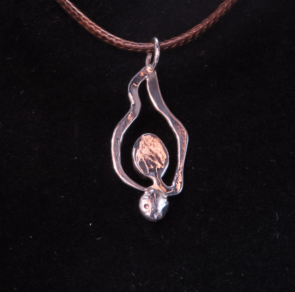 Labradorite Silver Pendant